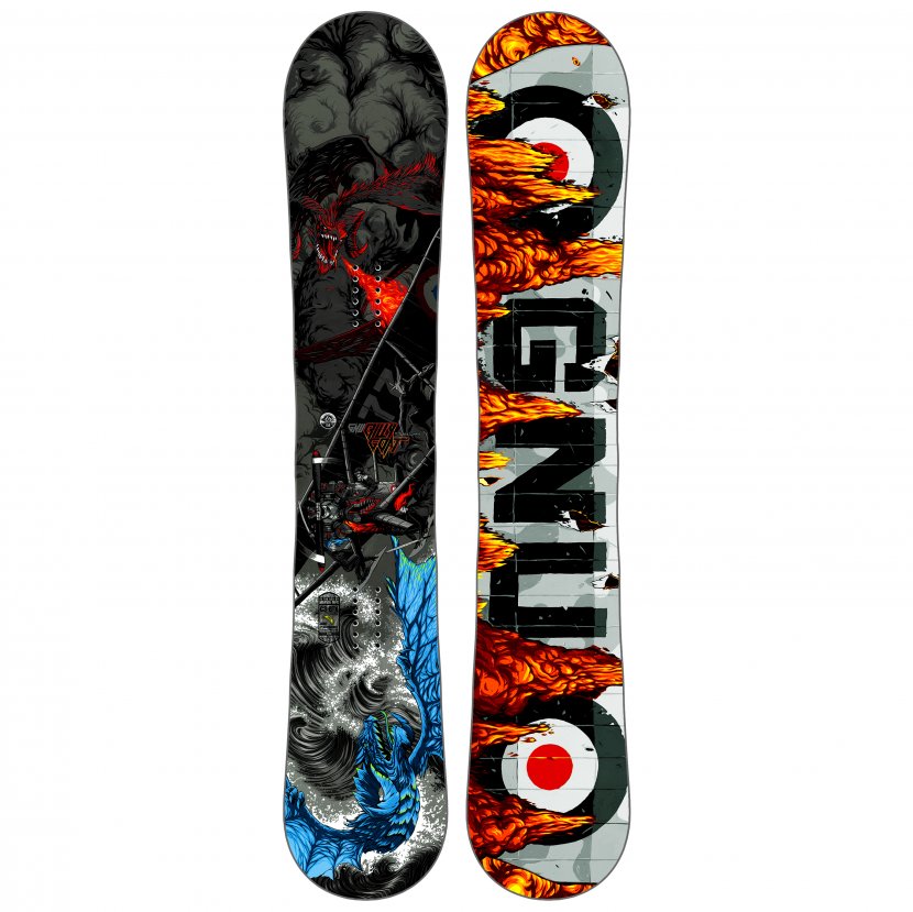 Goat Snowboard GNU Sintering Freeriding - Sports Equipment Transparent PNG