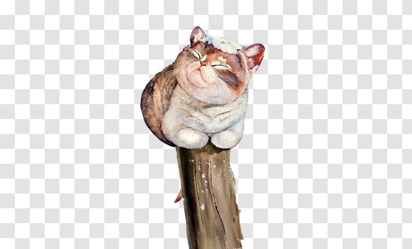 Fat Cat Snow - Creative Image Transparent PNG