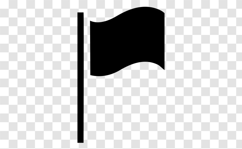 Symbol Flag Field フラグ Clip Art - Black - Extension Cord Transparent PNG