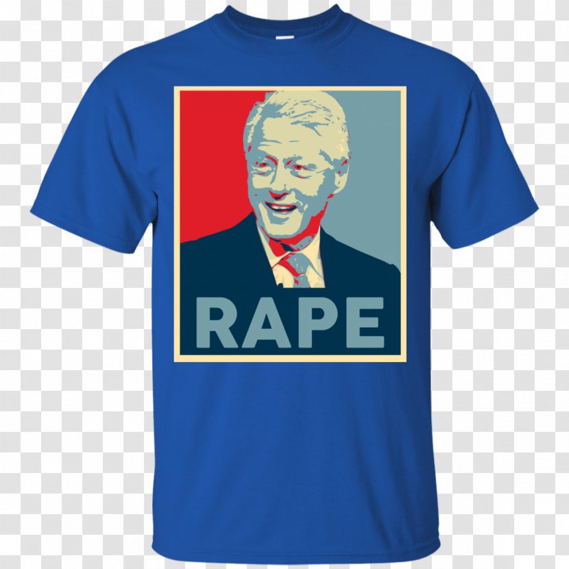 T-shirt Philadelphia Eagles Hoodie United States - Electric Blue - Bill Clinton Transparent PNG