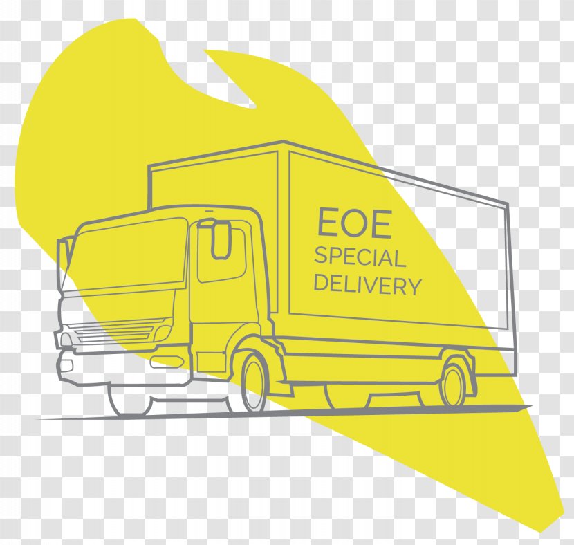 East Of Ellie Event Management Logo Design Illustration - Yellow - Delivery Drivers Wanted Transparent PNG