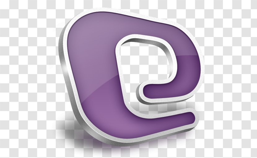 Purple Violet Font - Microsoft - Entourage N Transparent PNG