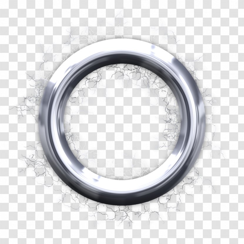 Silver Circle Wheel Metal - Badge Transparent PNG