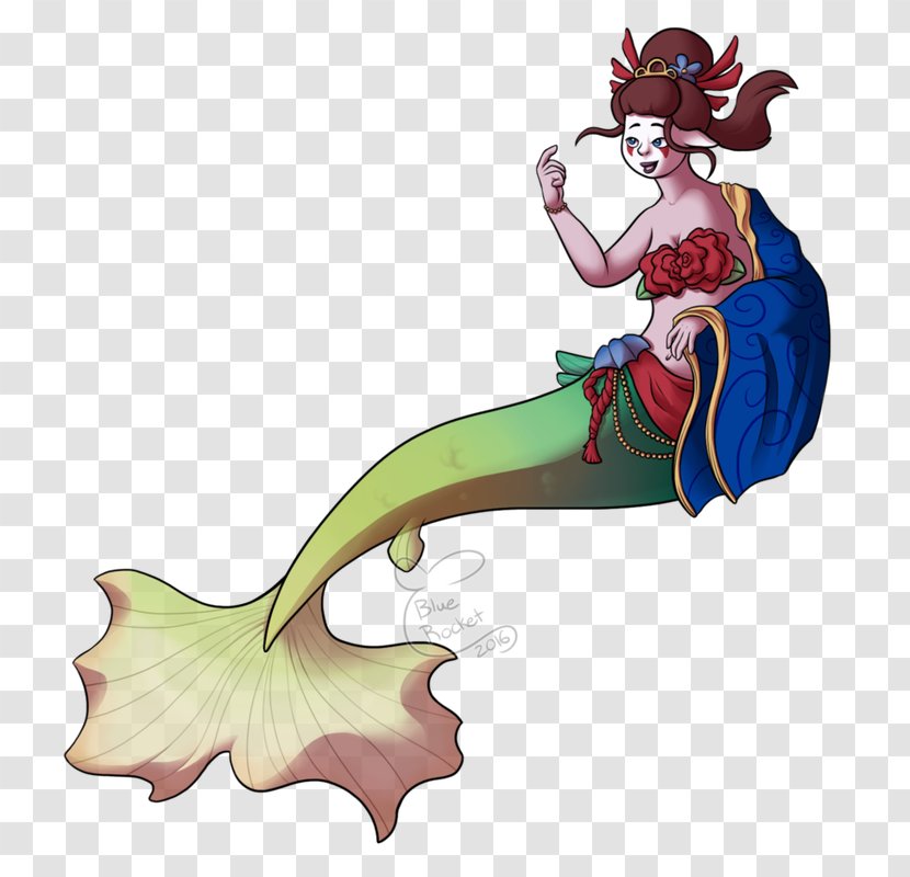 Mermaid Tail Clip Art - Mythical Creature Transparent PNG