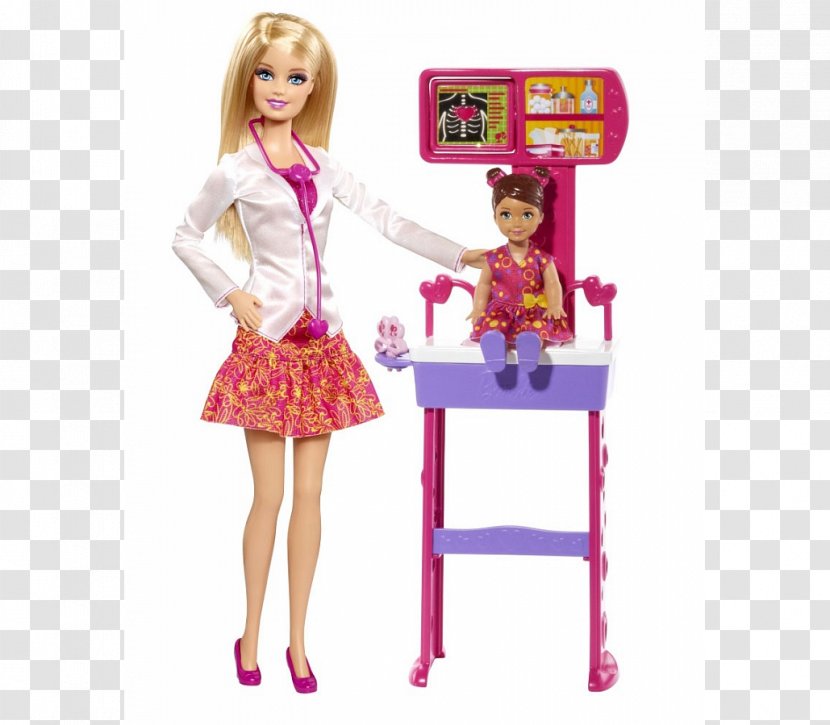 Barbie's Careers Playset Doll Toy - Barbie Transparent PNG