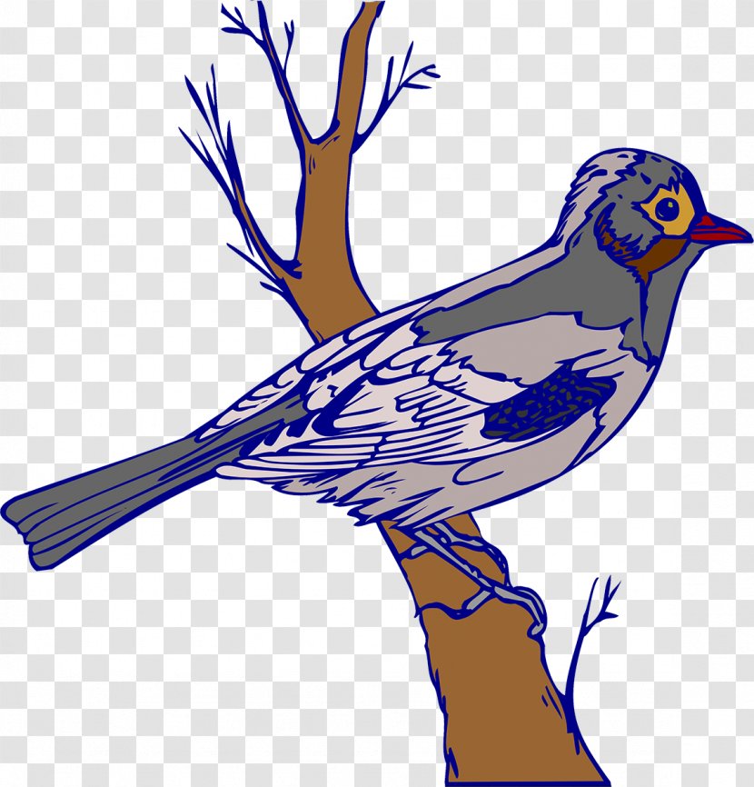 House Sparrow Songbird Wren - Cobalt Blue - Birds Transparent PNG