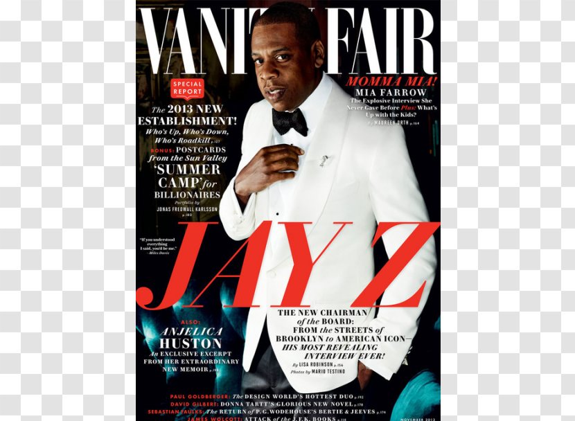 Jay Z Vanity Fair Tom Ford Magna Carta Holy Grail Magazine - Cartoon Transparent PNG
