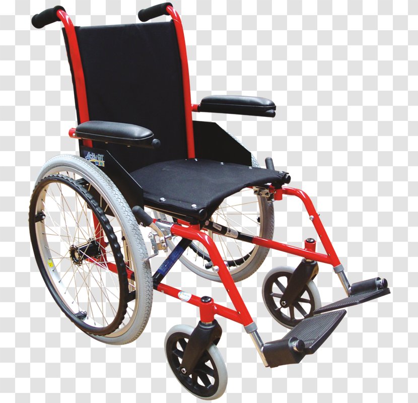 Motorized Wheelchair Red - Silla Transparent PNG