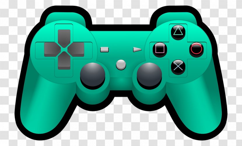 Xbox 360 Controller Wii Game Video Clip Art - Playstation - Simple Keyboard Design Minimalist Green Transparent PNG