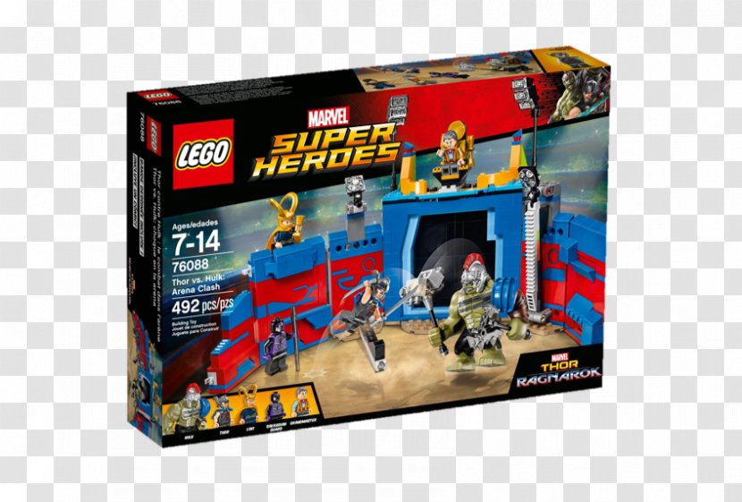 Lego Marvel Super Heroes Thor Hulk Grandmaster Transparent PNG
