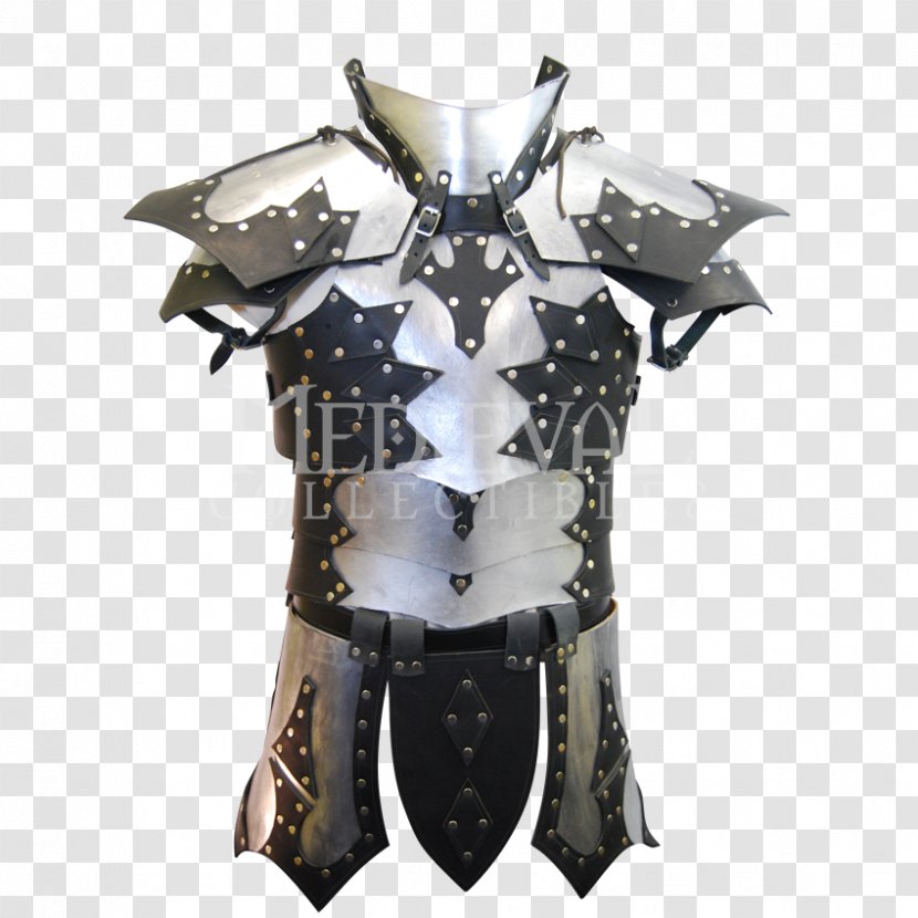 Middle Ages Breastplate Plate Armour Knight - Cuirass Transparent PNG