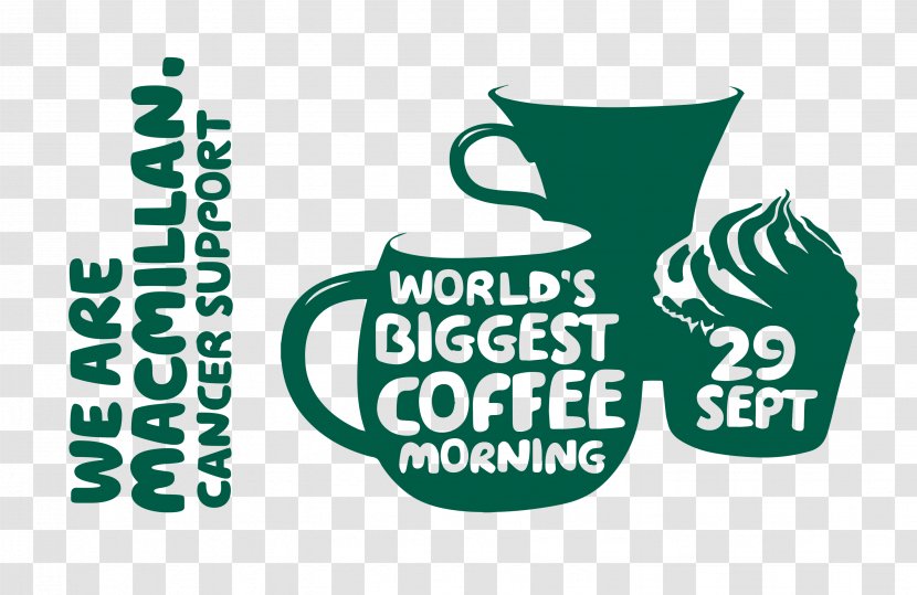 World's Biggest Coffee Morning Cafe Macmillan Cancer Support Cake - Mug Transparent PNG