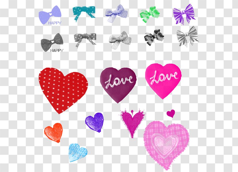 Heart Valentine's Day Font Pink M Design - Web Page Transparent PNG