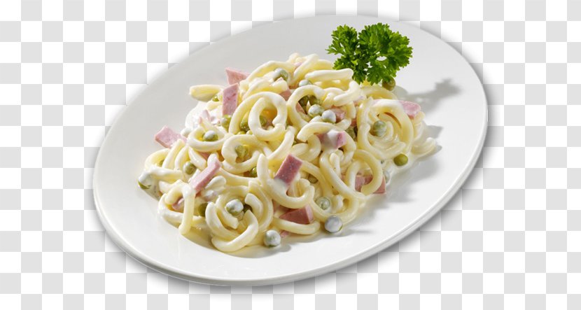 Carbonara Pasta Salad Taglierini Delicatessen - Mayo Dip Sauce Transparent PNG