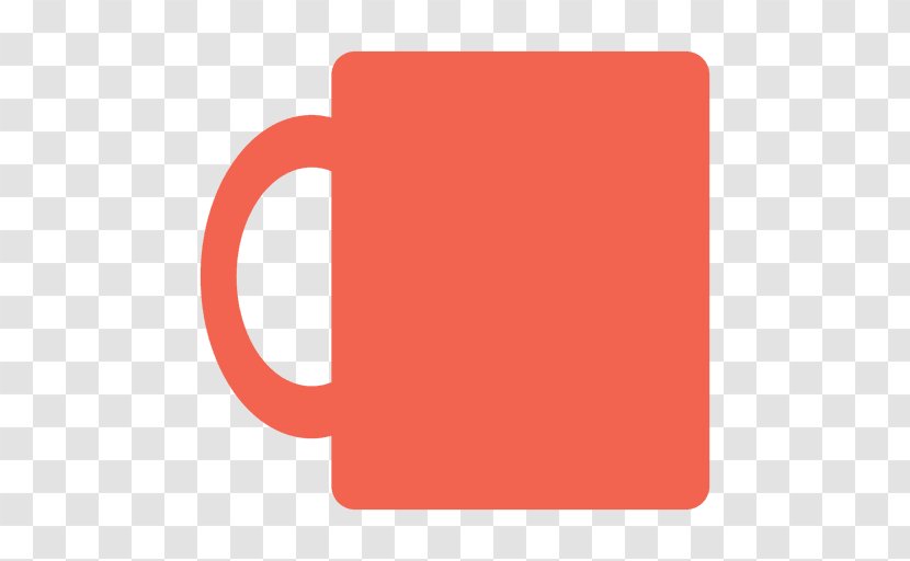 Coffee Cup Flat White Cafe Mug - Red - Taza De Transparent PNG