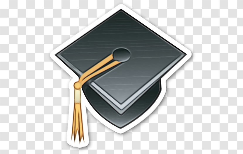 Graduation Ceremony Academic Dress Graduate University Square Cap - Emoji - School Transparent PNG