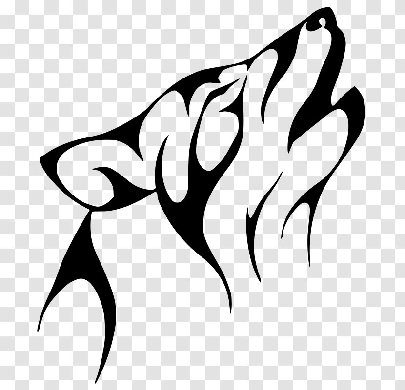 Gray Wolf Tattoo Clip Art - Bull Transparent PNG