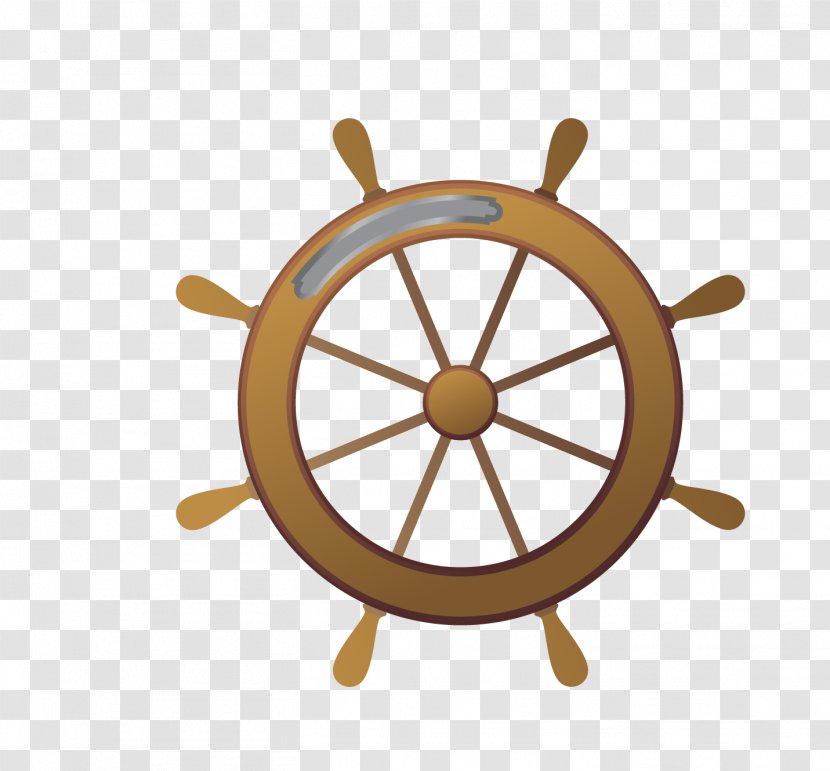 Ships Wheel Maritime Transport Sailboat Anchor - Sailor - Ship Rudder Material Transparent PNG