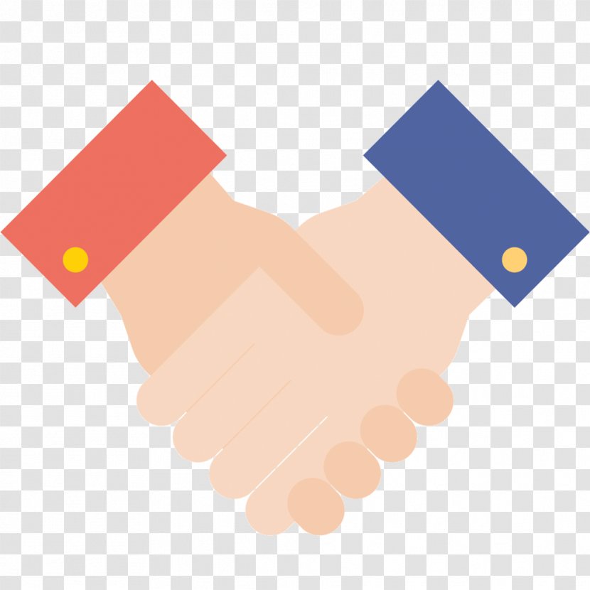 Handshake Collaboration - Finger - Stock Vector Business Cooperation Transparent PNG