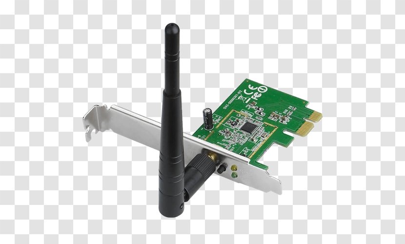 Network Cards & Adapters PCI Express Wireless Interface Controller Computer Wi-Fi Protected Setup - Ieee 80211 Transparent PNG