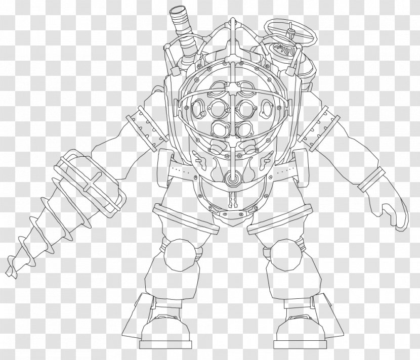 Line Art Drawing Sketch - Daddy Transparent PNG