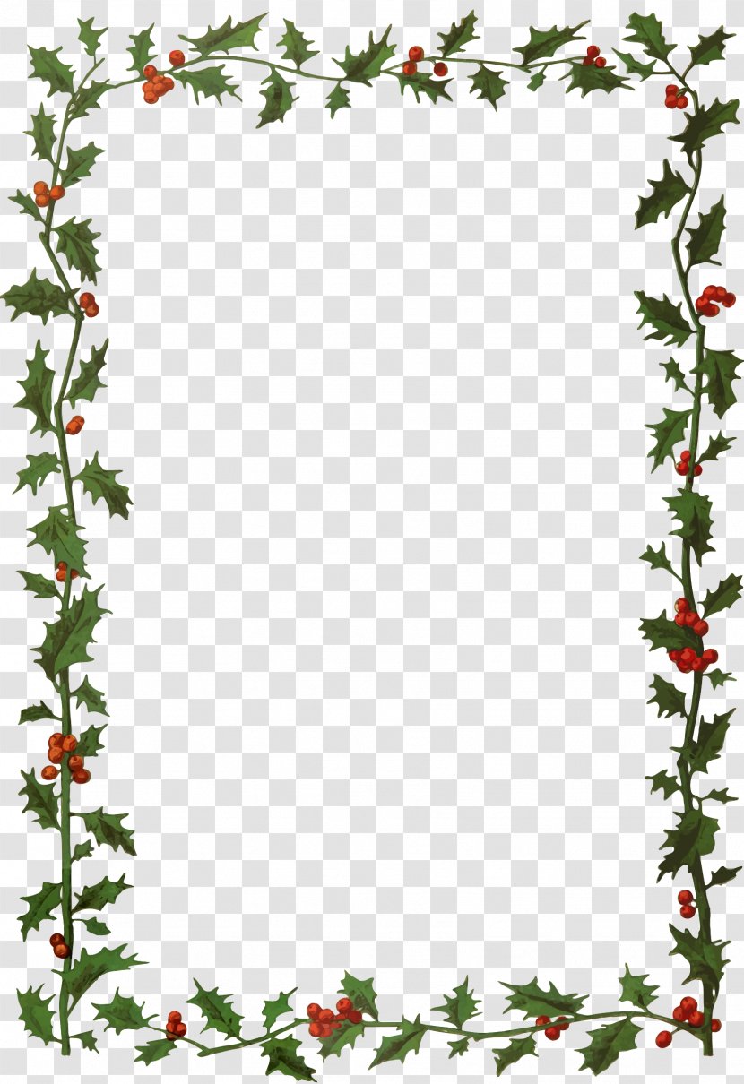 Santa Claus Clip Art - Christmas Tree - Leaf Border Transparent PNG