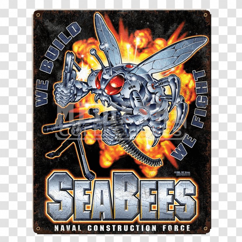 United States Navy Seabee Battalion - Poster Transparent PNG