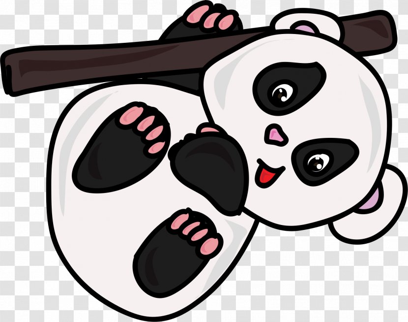 Giant Panda Drawing Cartoon Clip Art - Heart Transparent PNG