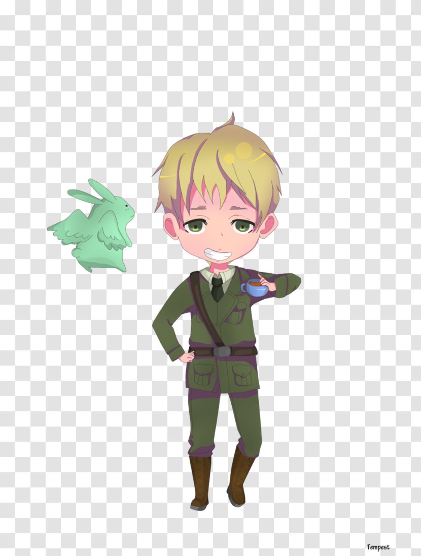 Green Boy Costume Clip Art - Watercolor Transparent PNG