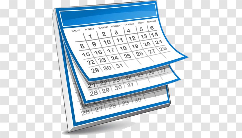 Calendar Academic Year Clip Art - Office Equipment Transparent PNG