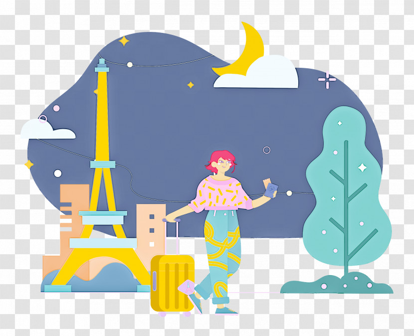 Paris Travel Transparent PNG