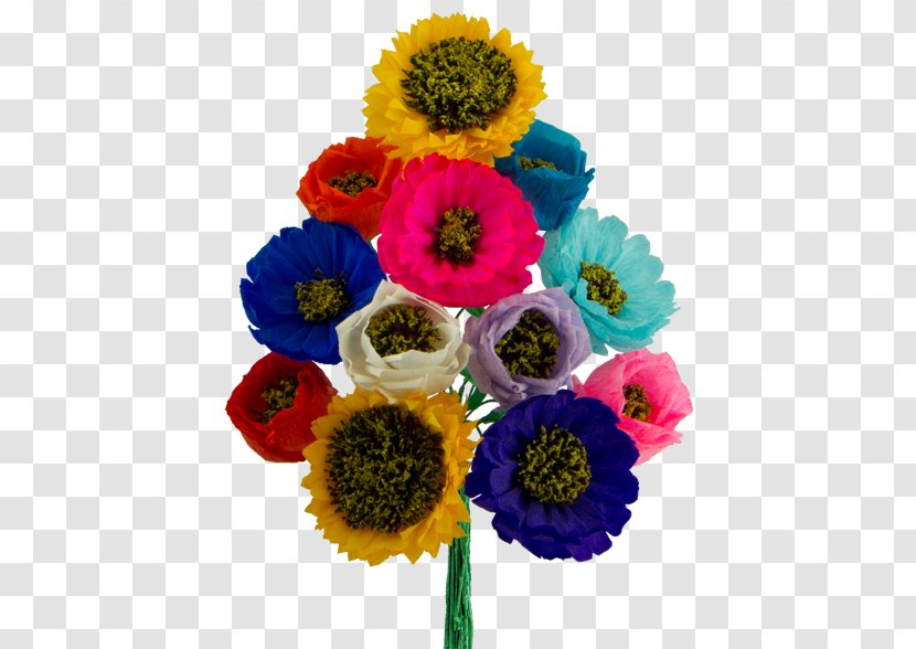 Paper Flowers Flower Bouquet Artificial - Floral Design - Mexican Balcony Transparent PNG