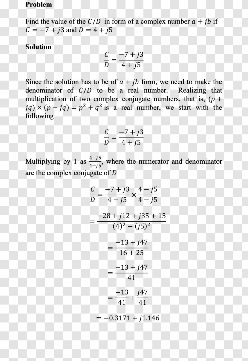 Numerical Analysis Introduction To Matrix Algebra Fundamentals Of Engineering Examination Complex Number - Frame - Mathematics Transparent PNG
