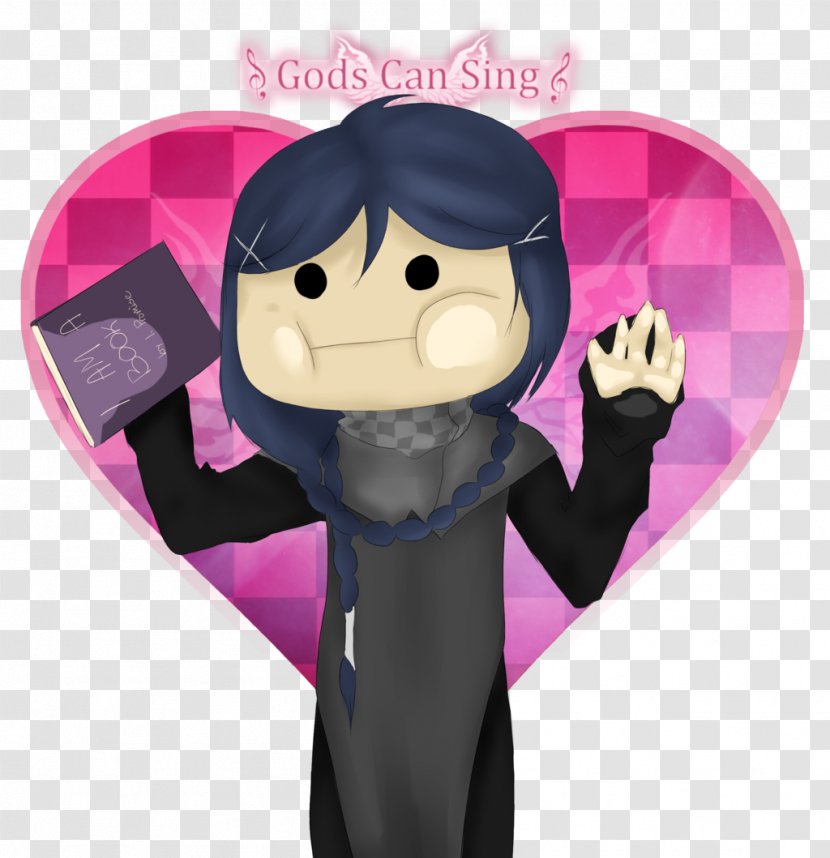 Pink M Figurine Finger Fiction Character - Lovey Transparent PNG