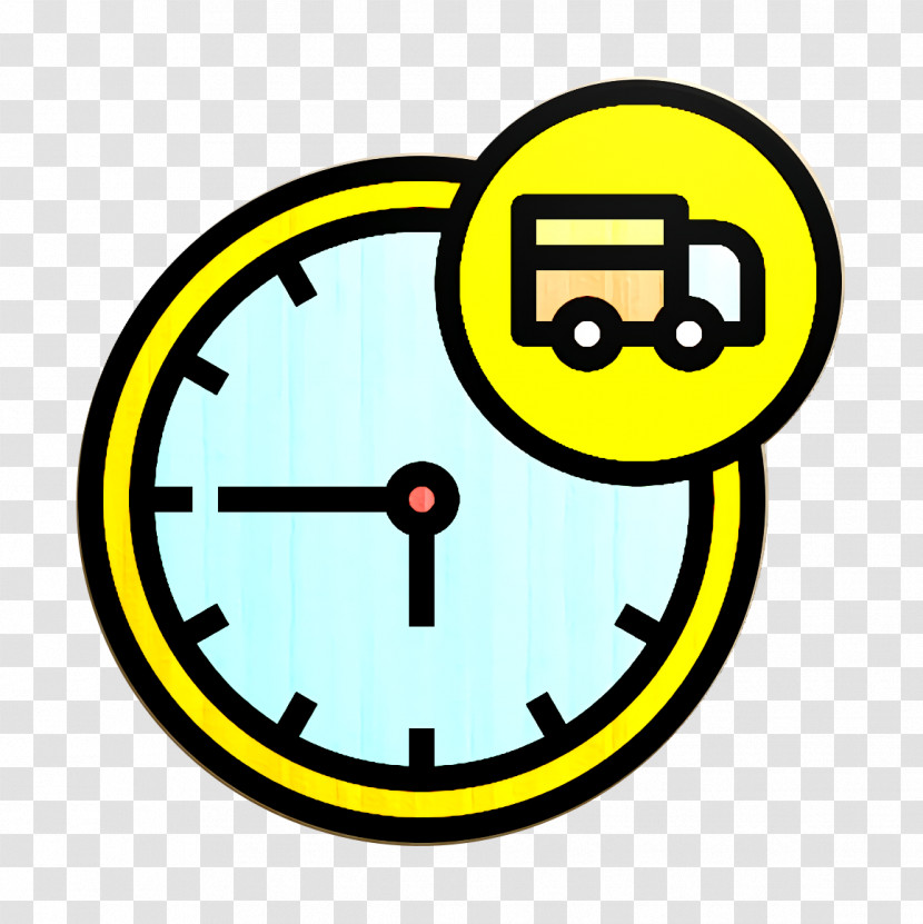 Shopping Icon Time Icon Truck Icon Transparent PNG