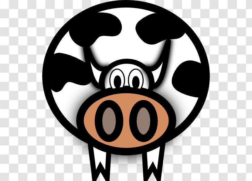 Holstein Friesian Cattle Hereford Dairy Beef Clip Art - Smile - Big Cow Transparent PNG
