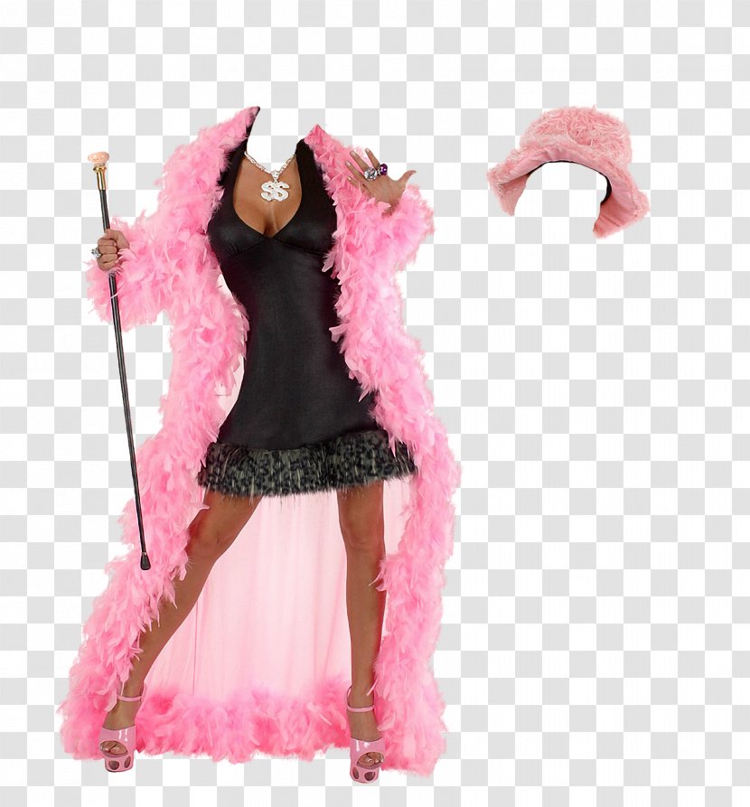 Costume - Pink - Men's Wig Transparent PNG