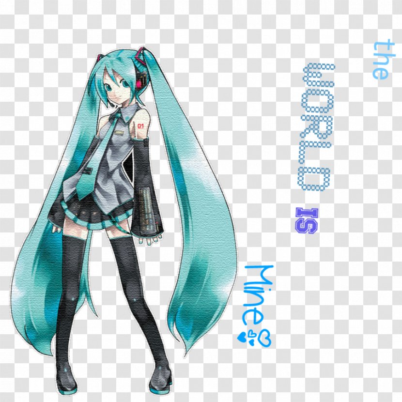 Hatsune Miku Vocaloid The World Is Mine MikuMikuDance Crypton Future Media - Frame Transparent PNG