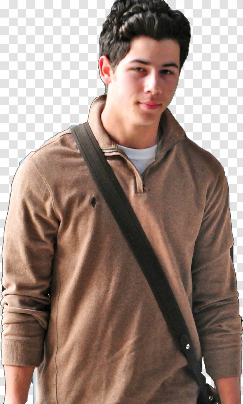 Hoodie T-shirt Sweater Shoulder - Jacket - NICK JONAS Transparent PNG