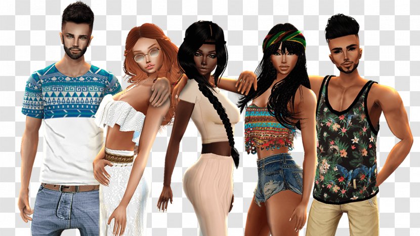 IMVU Virtual World Avatar Game Online Chat - Social Network - All Girls Transparent PNG