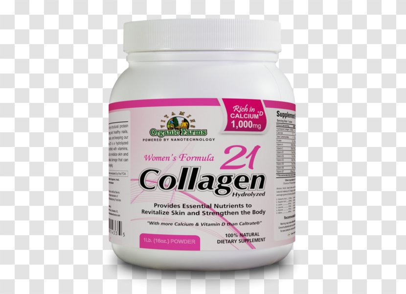Dietary Supplement Hydrolyzed Collagen Collagen, Type XXI, Alpha 1 Skin - Viii - Powder Transparent PNG