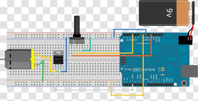 PlayStation 2 Arduino DC Motor Controller Electric - Circuit Prototyping - Go Green Transparent PNG