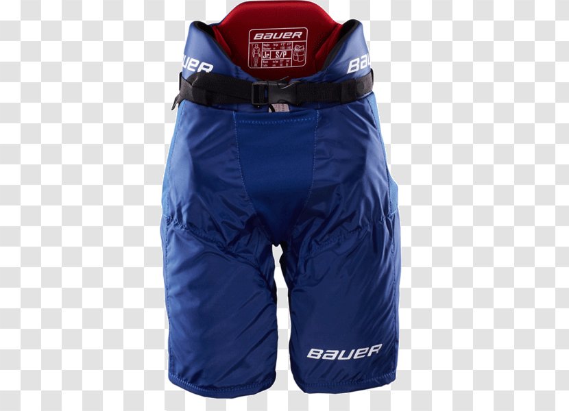 Hockey Protective Pants & Ski Shorts Product Ice - Cobalt Blue - Bauer Vapor 60 Transparent PNG
