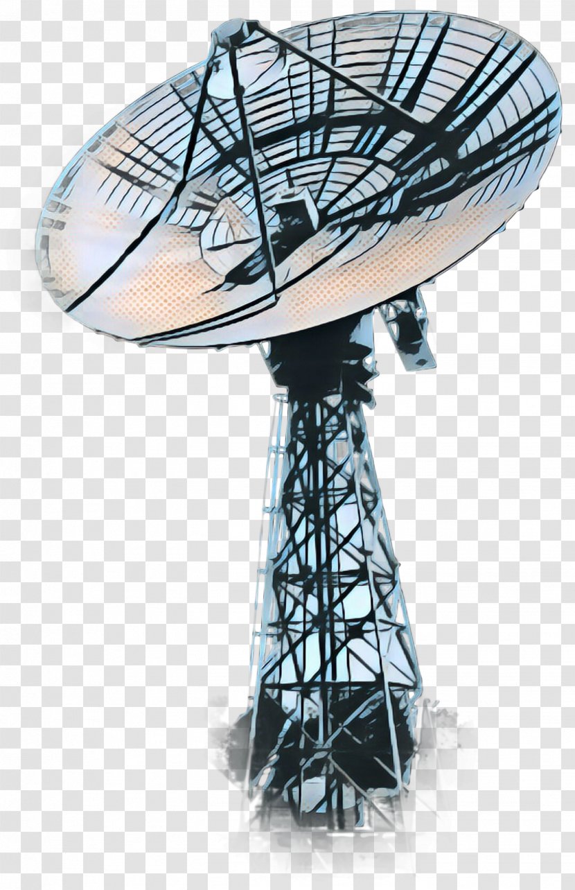 Pop Art Retro Vintage - Observation Tower - Radar Transparent PNG