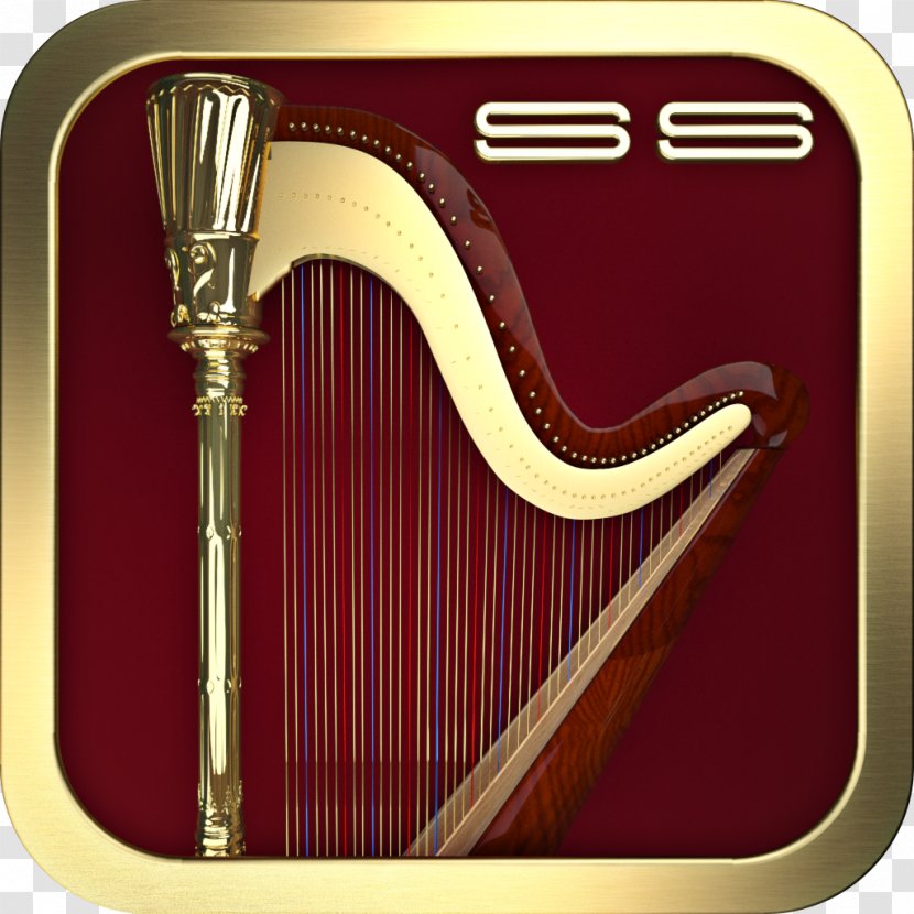 Musical Instruments Celtic Harp String Plucked Instrument - Silhouette - Harpa Transparent PNG