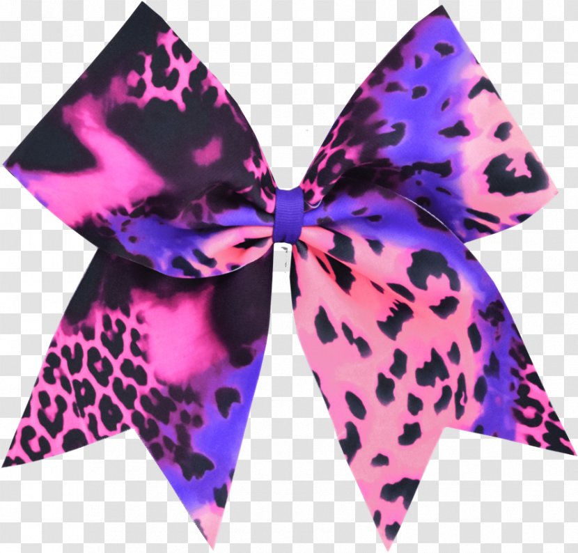 Ribbon Bow - Cheerleading - Symmetry Magenta Transparent PNG