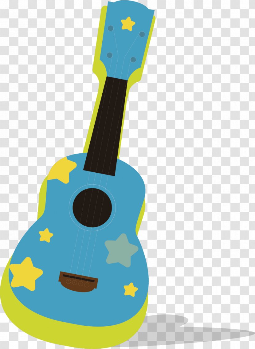 Ukulele Guitar Musical Instrument - Heart - Vector Material Transparent PNG