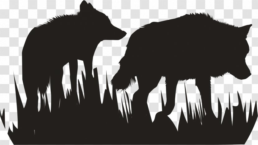 The Call Of Wild Vizsla White Fang Never Cry Wolf Clip Art - Black And Transparent PNG