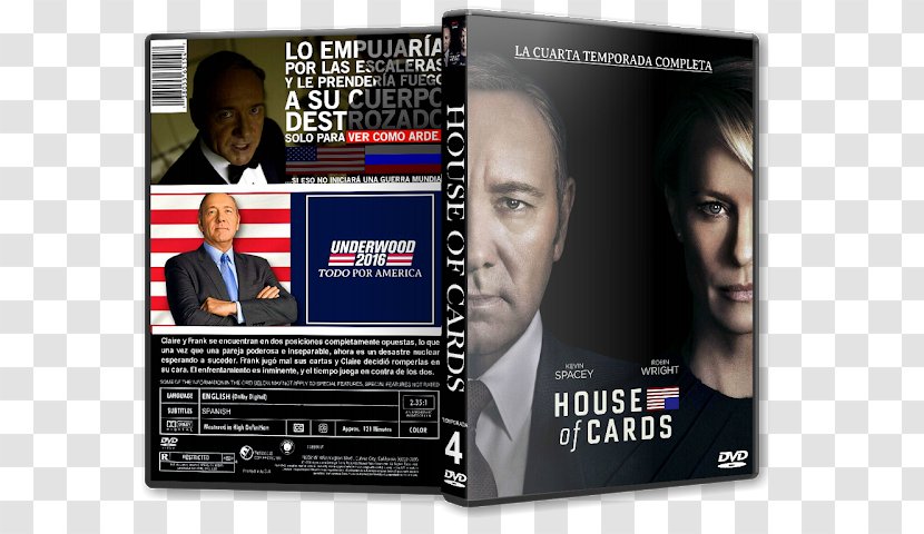 Computer Software House Of Cards - Display Advertising - Season 4 Blu-ray Disc ElectronicsSeason Greetings Transparent PNG