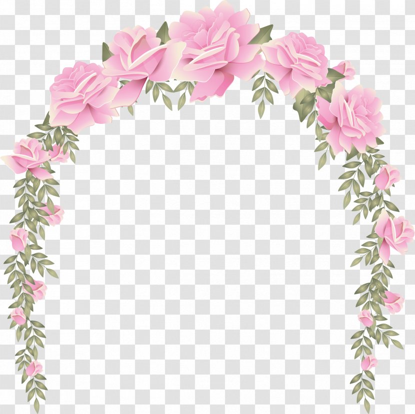 Jewellery - Pink - Floral Wreath Watercolor Transparent PNG